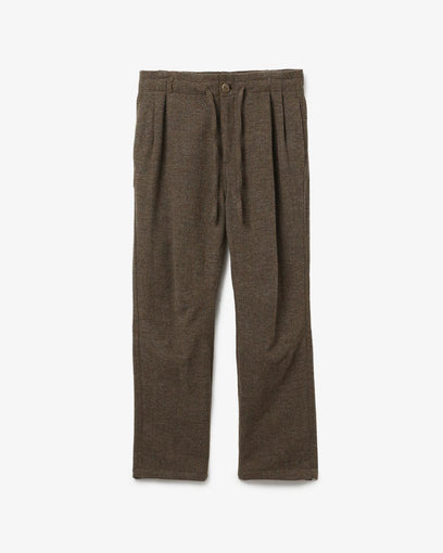 WANDERER EASY PANTS WOOL HERRINGBONE