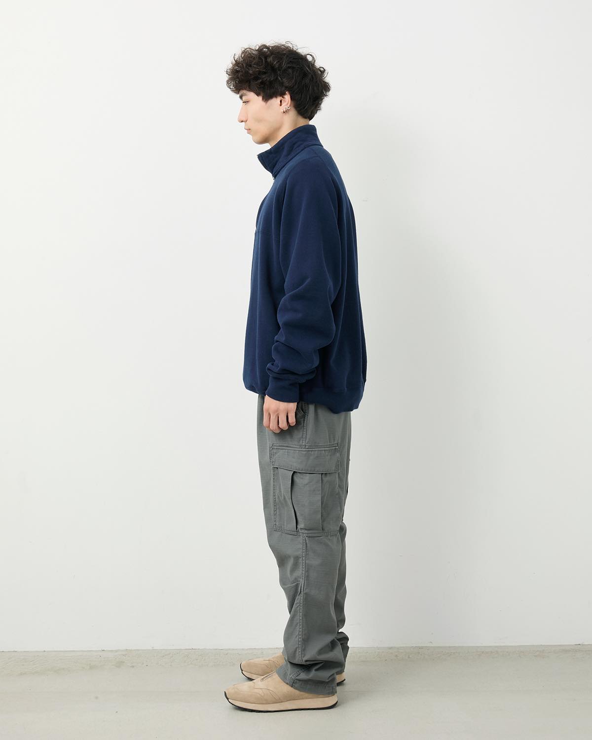 TROOPER 6P TROUSERS COTTON BACKSATIN PIGMENT DYE