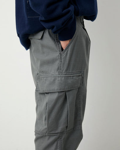 TROOPER 6P TROUSERS COTTON BACKSATIN PIGMENT DYE