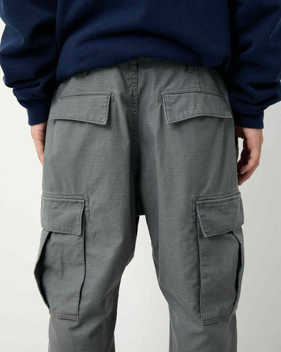 TROOPER 6P TROUSERS COTTON BACKSATIN PIGMENT DYE