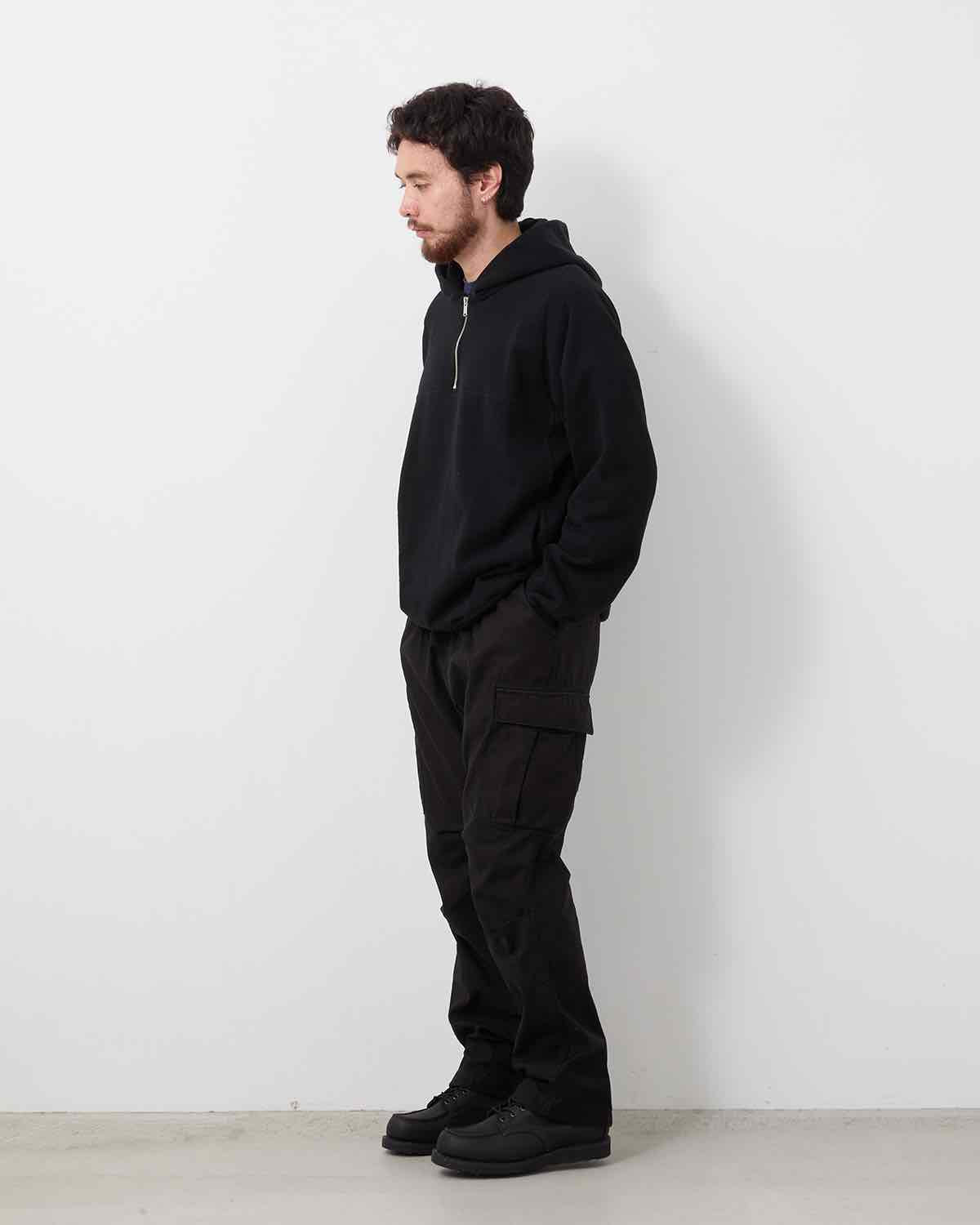 TROOPER 6P TROUSERS COTTON BACKSATIN PIGMENT DYE