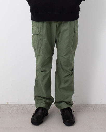 TROOPER 6P TROUSERS COTTON BACKSATIN PIGMENT DYE