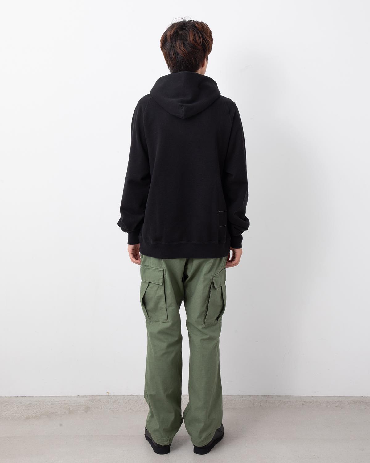 TROOPER 6P TROUSERS COTTON BACKSATIN PIGMENT DYE