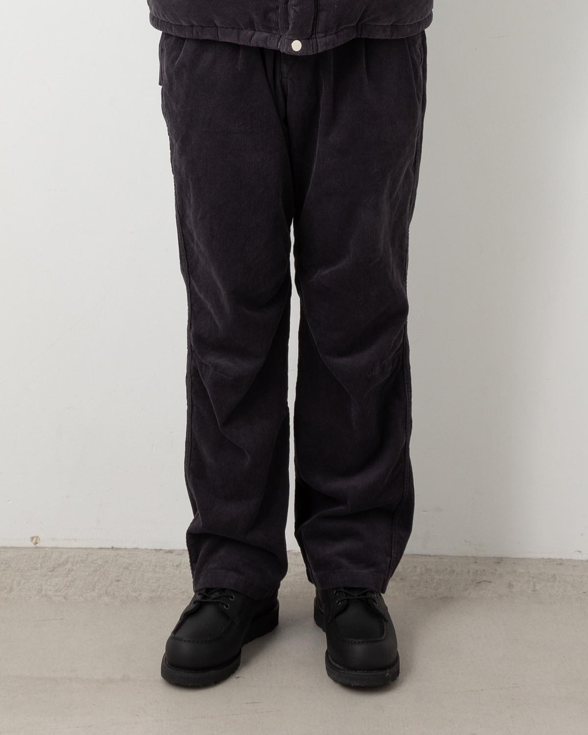 WANDERER EASY PANTS COTTON CORD SULFUR DYE