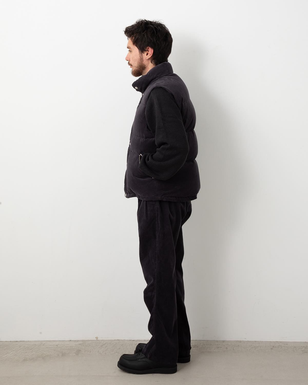 WANDERER EASY PANTS COTTON CORD SULFUR DYE