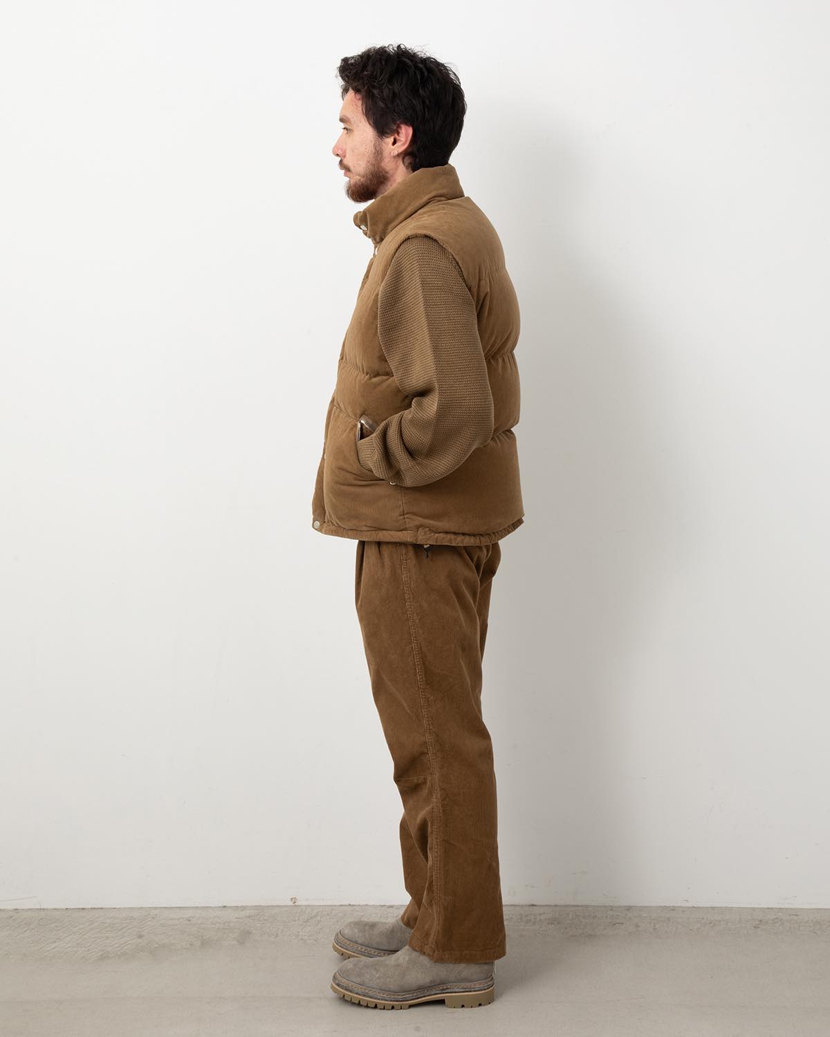 WANDERER EASY PANTS COTTON CORD SULFUR DYE