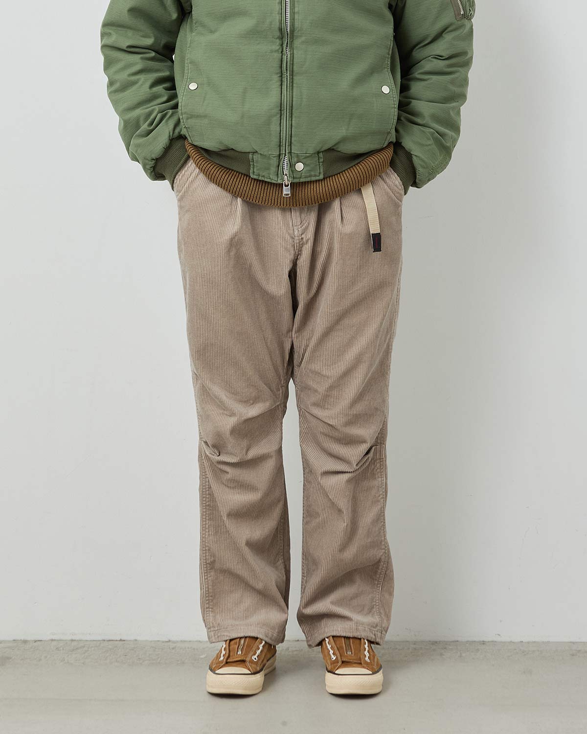 WALKER ST EASY PANTS COTTON CORD 8W SULFUR DYE by Gramicci