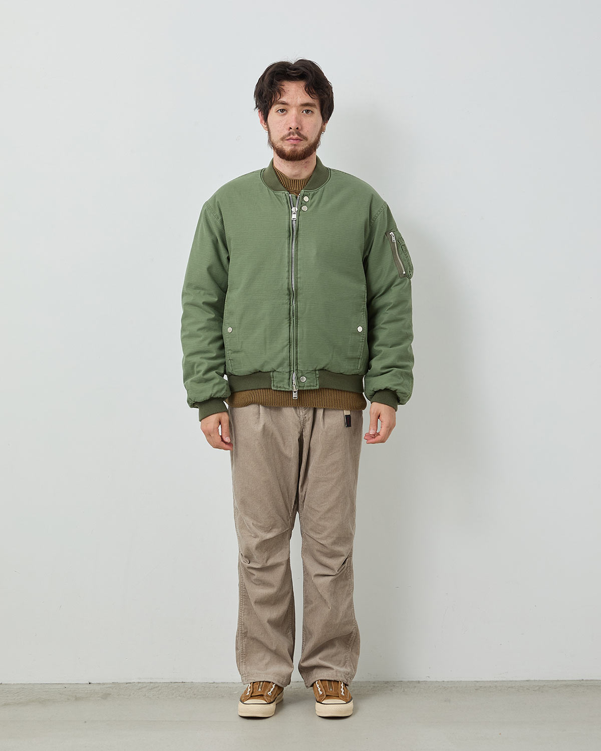 WALKER ST EASY PANTS COTTON CORD 8W SULFUR DYE by Gramicci