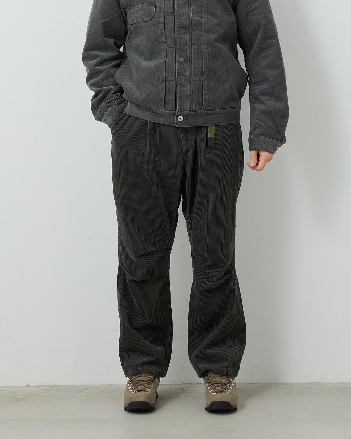 WALKER ST EASY PANTS COTTON CORD 8W SULFUR DYE by Gramicci