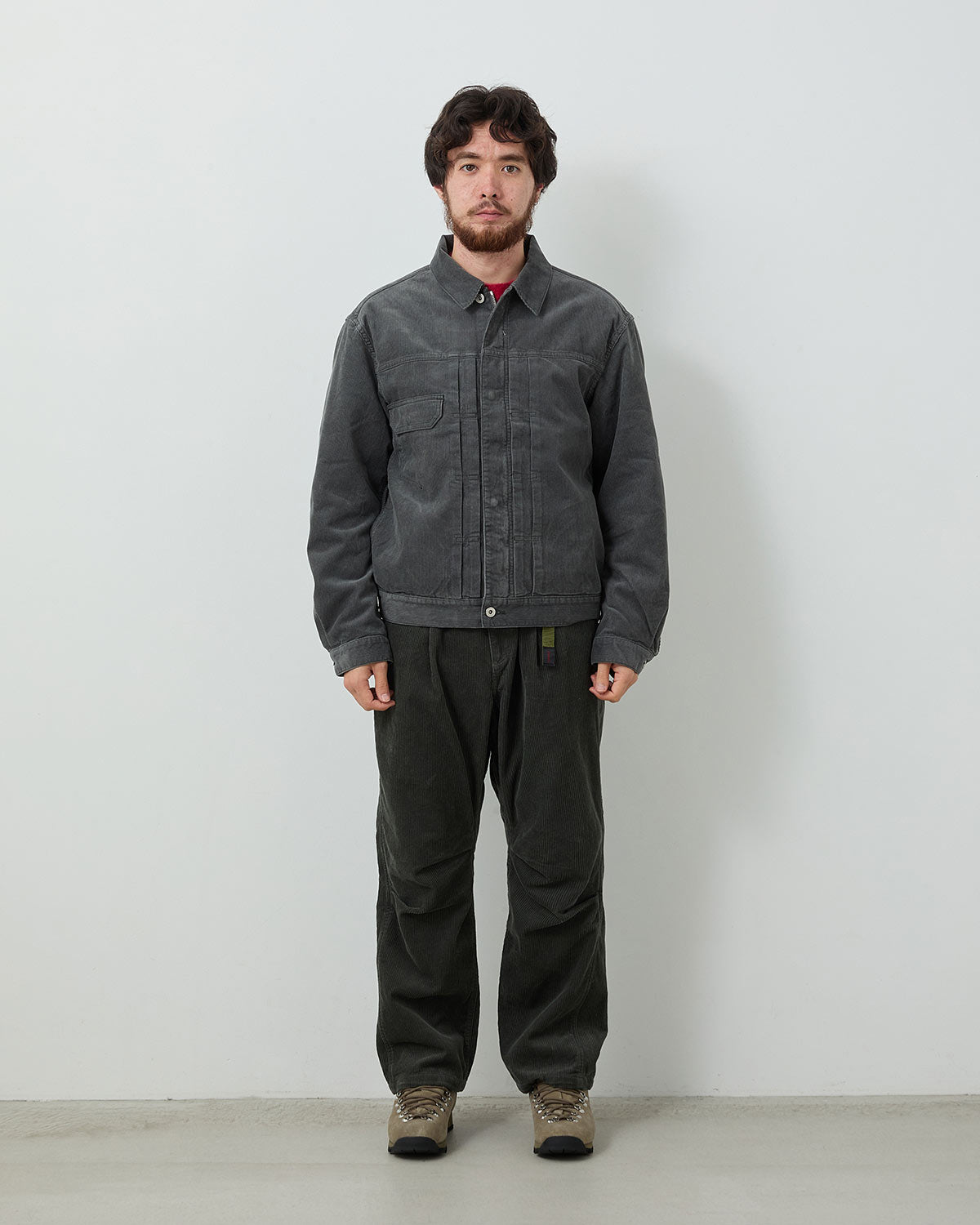 WALKER ST EASY PANTS COTTON CORD 8W SULFUR DYE by Gramicci