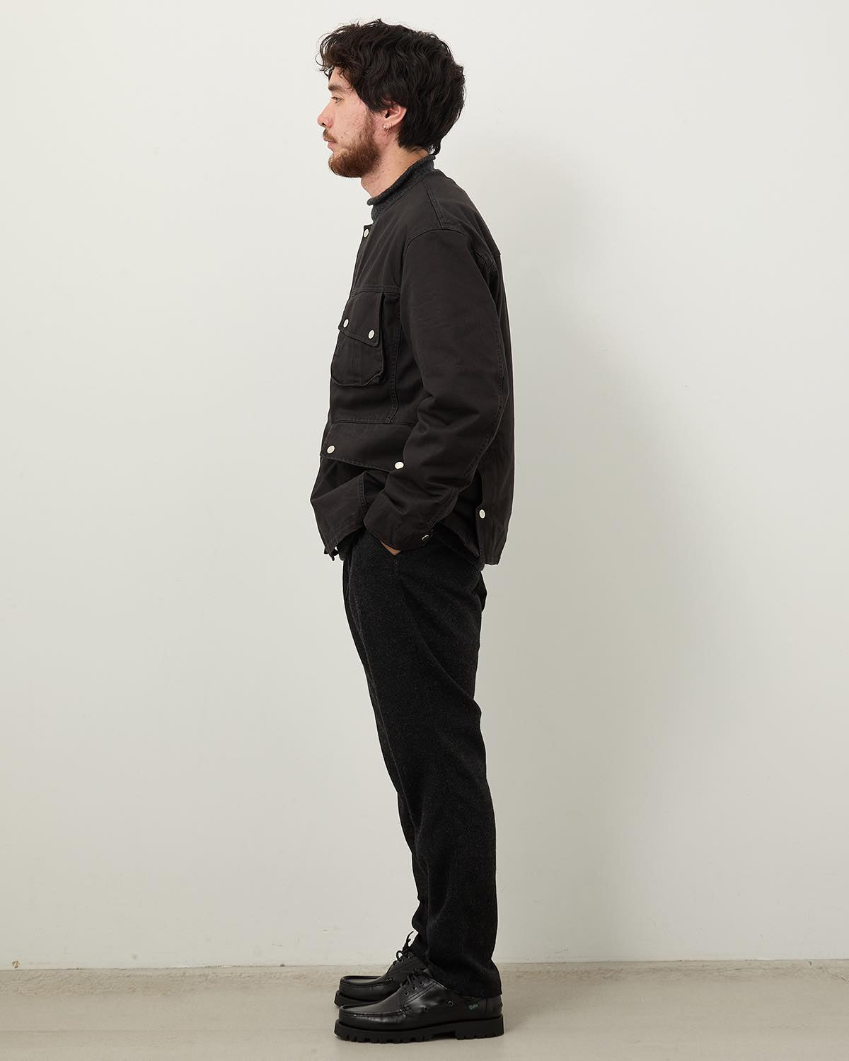 WALKER TP EASY PANTS WOOL CASHMERE TWILL by Gramicci