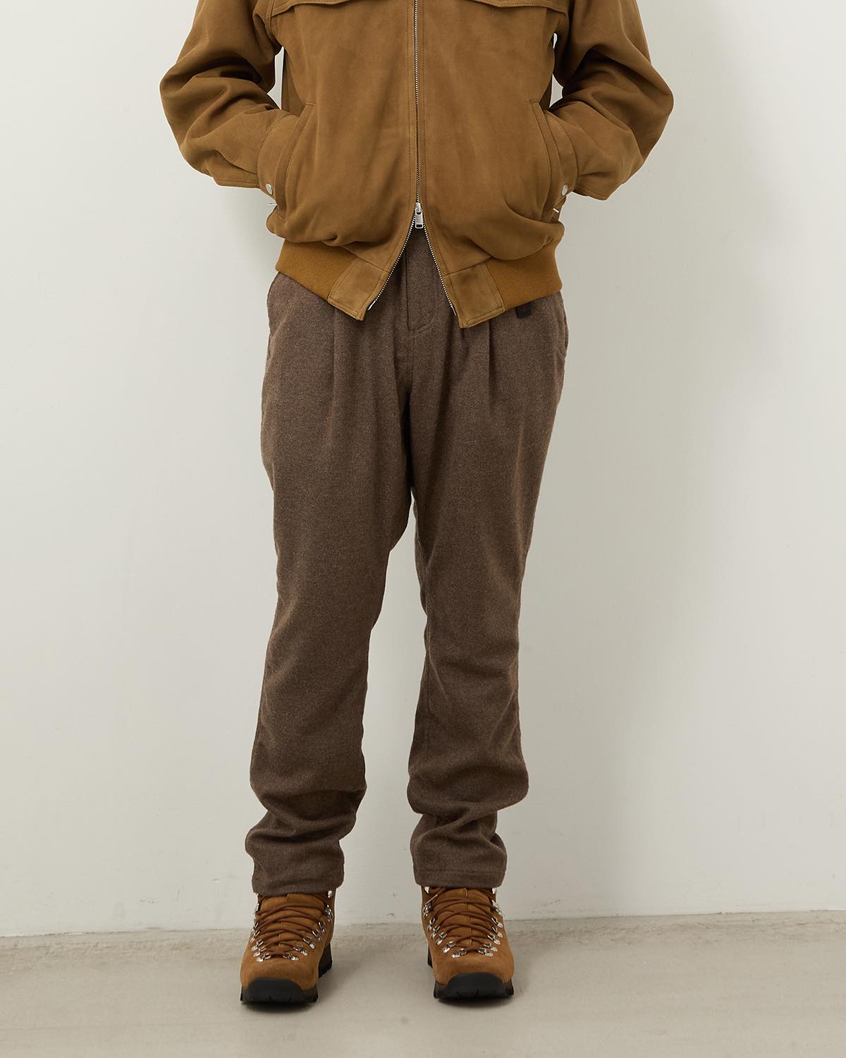 WALKER TP EASY PANTS WOOL CASHMERE TWILL by Gramicci