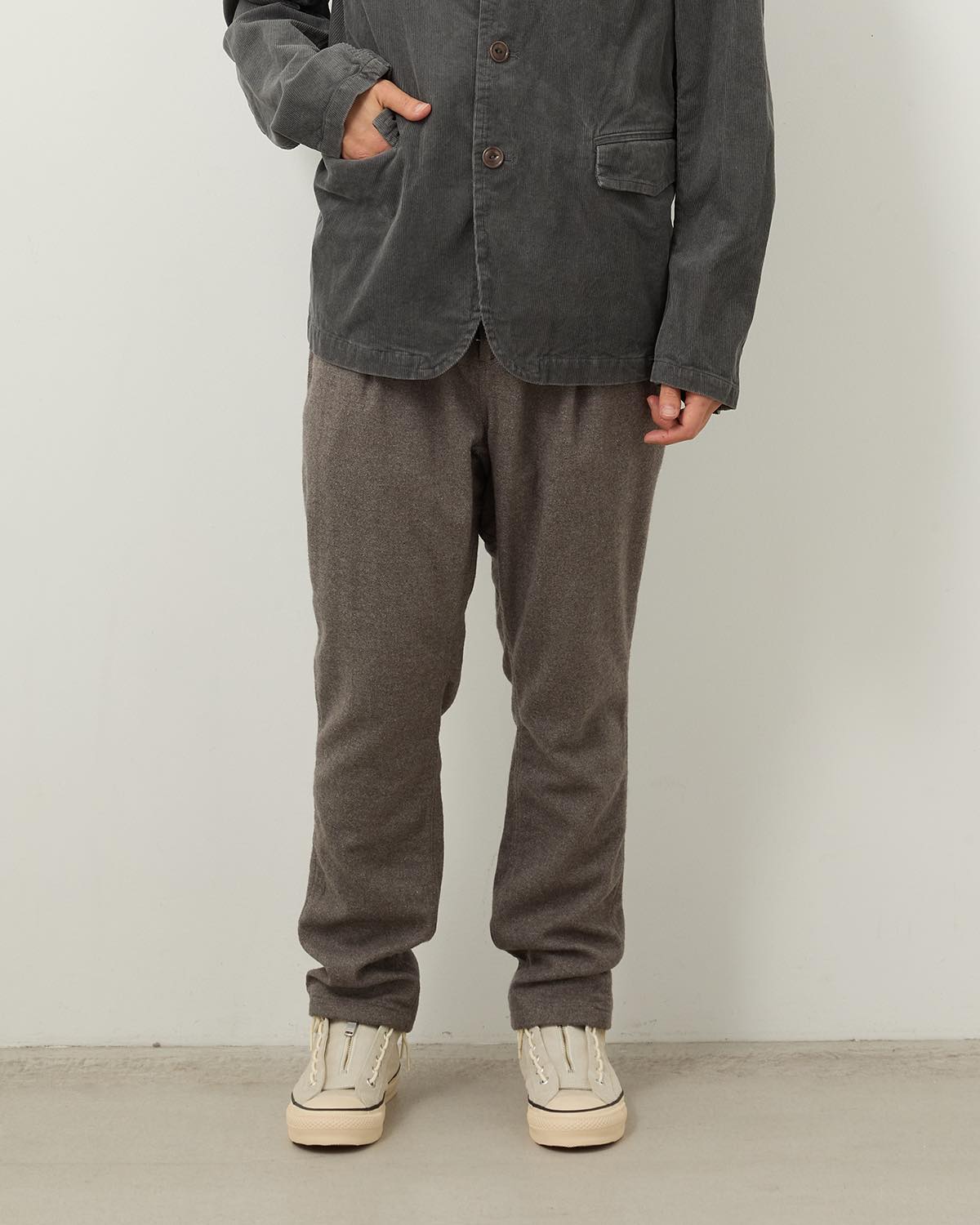 WALKER TP EASY PANTS WOOL CASHMERE TWILL by Gramicci