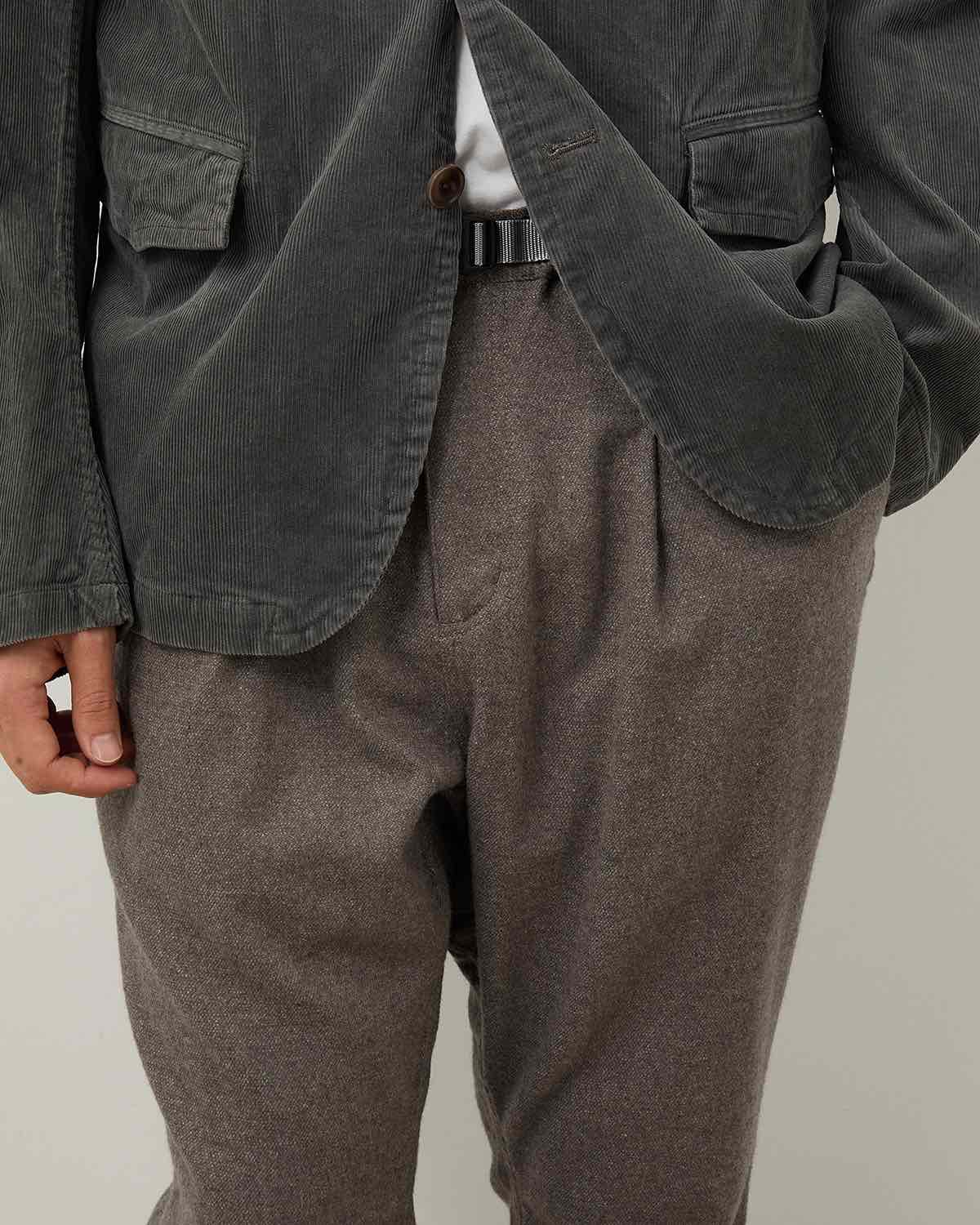 WALKER TP EASY PANTS WOOL CASHMERE TWILL by Gramicci