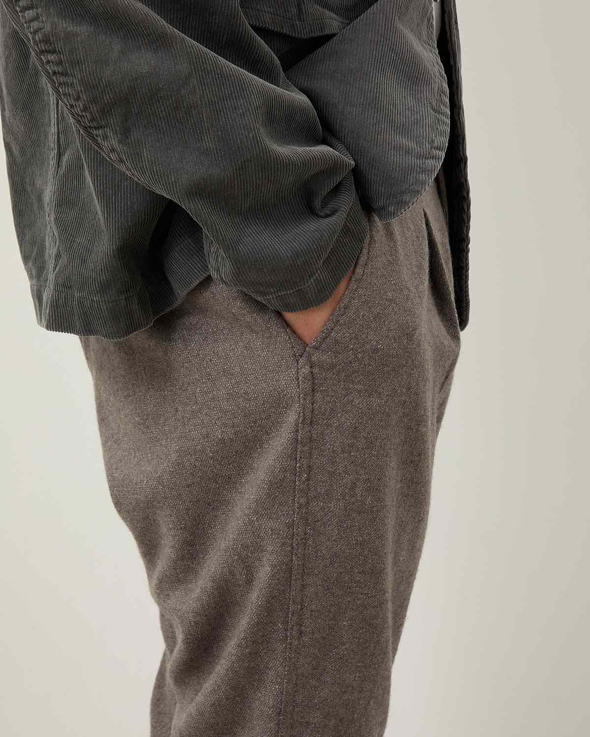 WALKER TP EASY PANTS WOOL CASHMERE TWILL by Gramicci