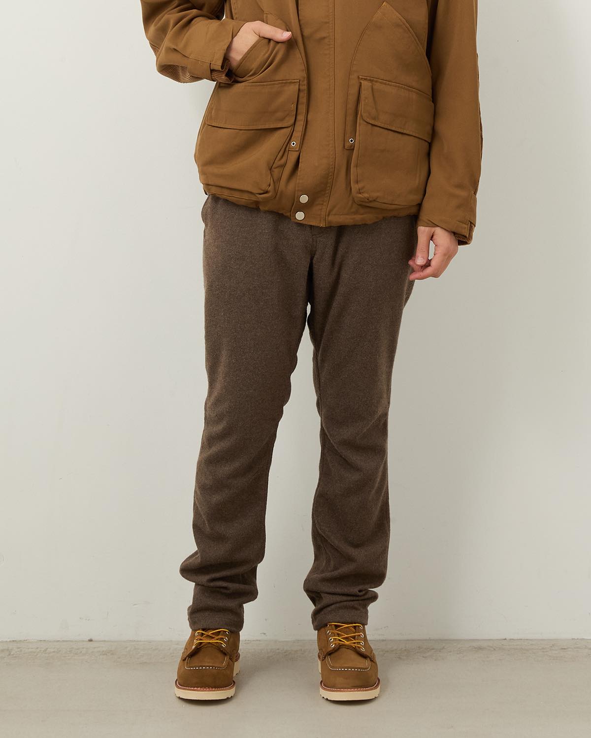 CLIMBER EASY PANTS WOOL CASHMERE TWILL by Gramicci