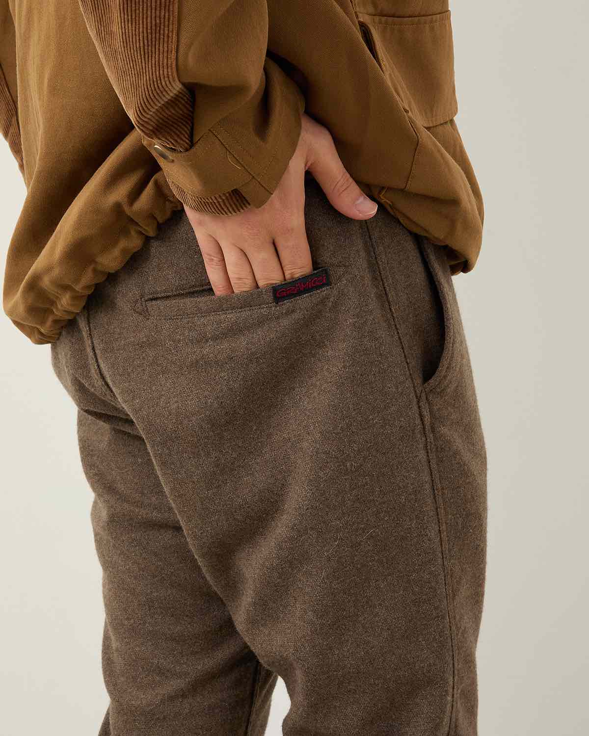 CLIMBER EASY PANTS WOOL CASHMERE TWILL by Gramicci