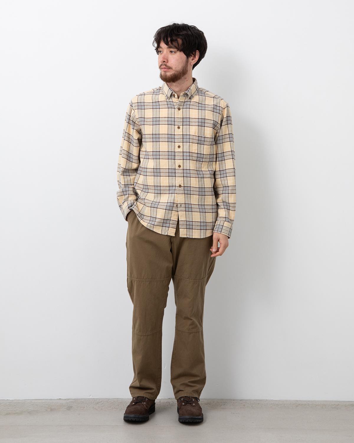 WORKER TROUSERS C/Li CANVAS