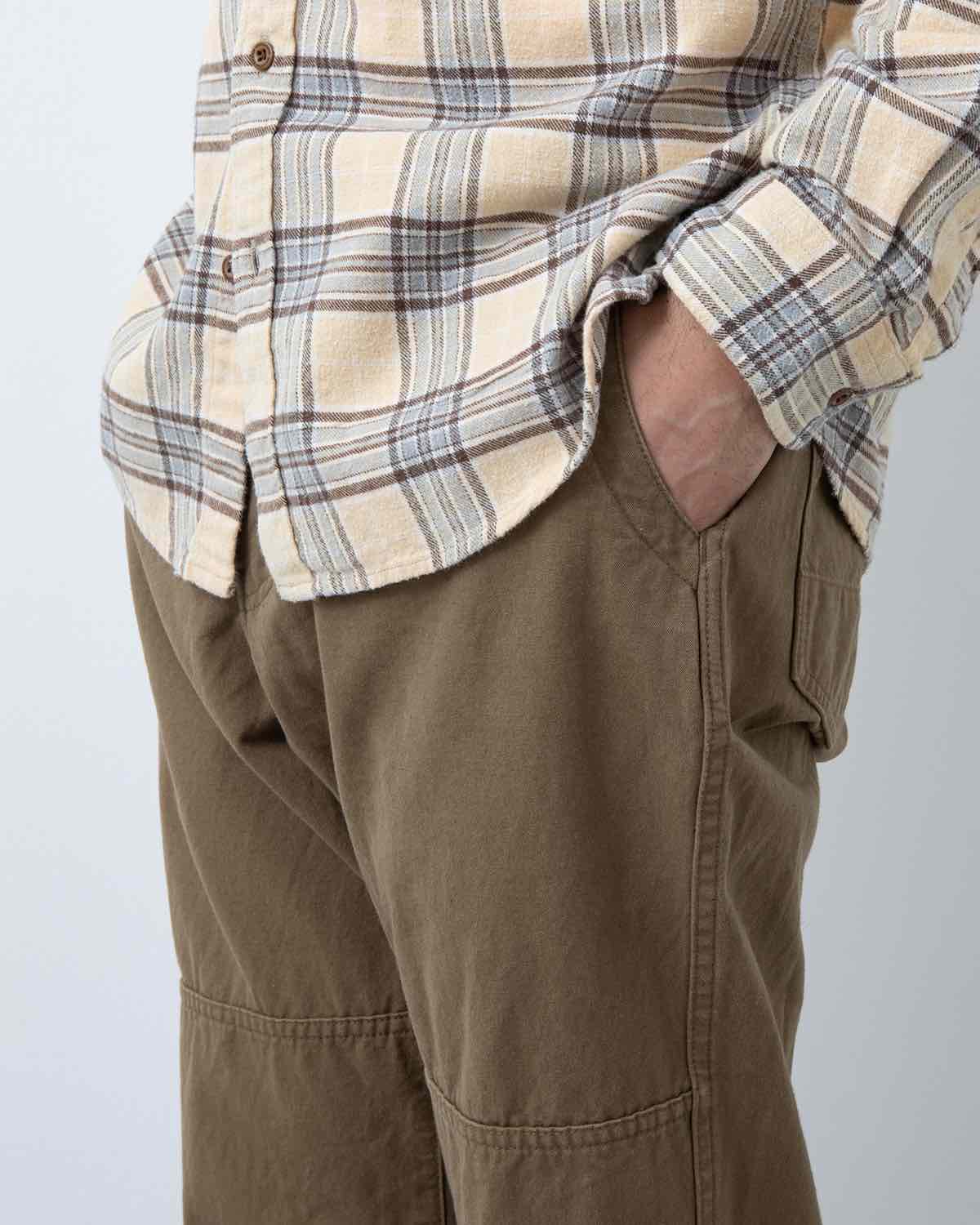 WORKER TROUSERS C/Li CANVAS