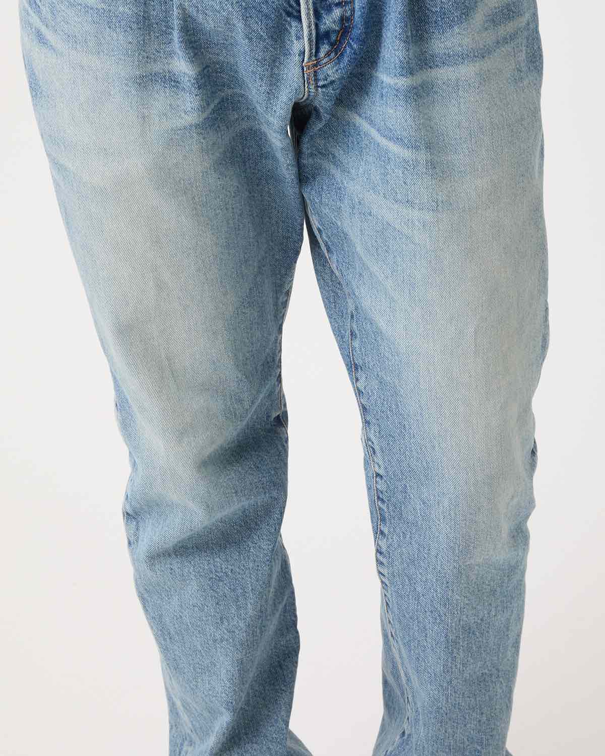 DWELLER 5P JEANS TP COTTON 11.5oz DENIM VW LIGHT
