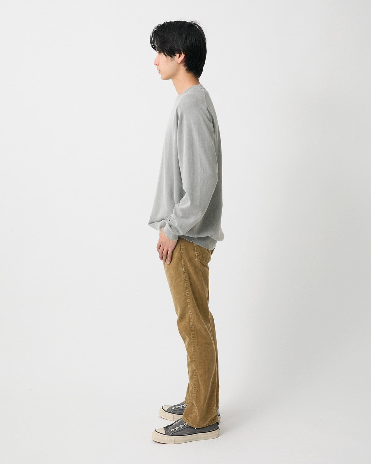 DWELLER 5P JEANS FL COTTON CORD SULFUR DYE