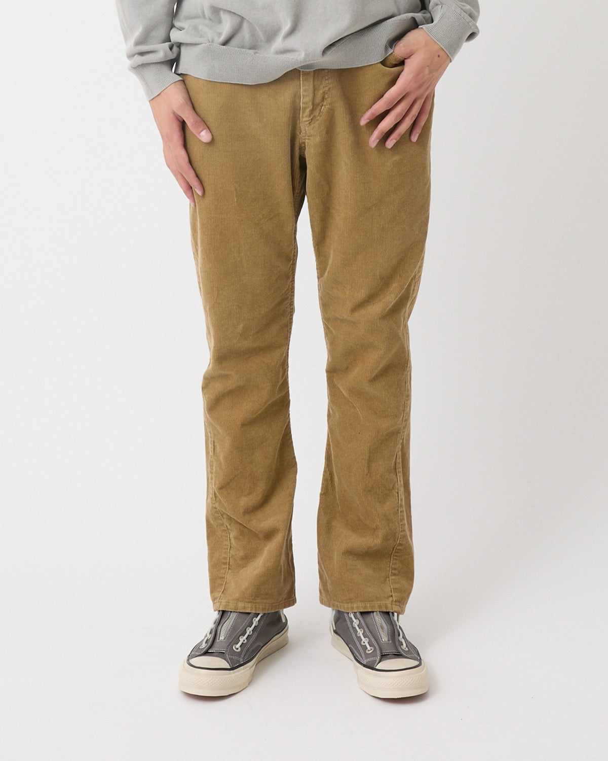 DWELLER 5P JEANS FL COTTON CORD SULFUR DYE