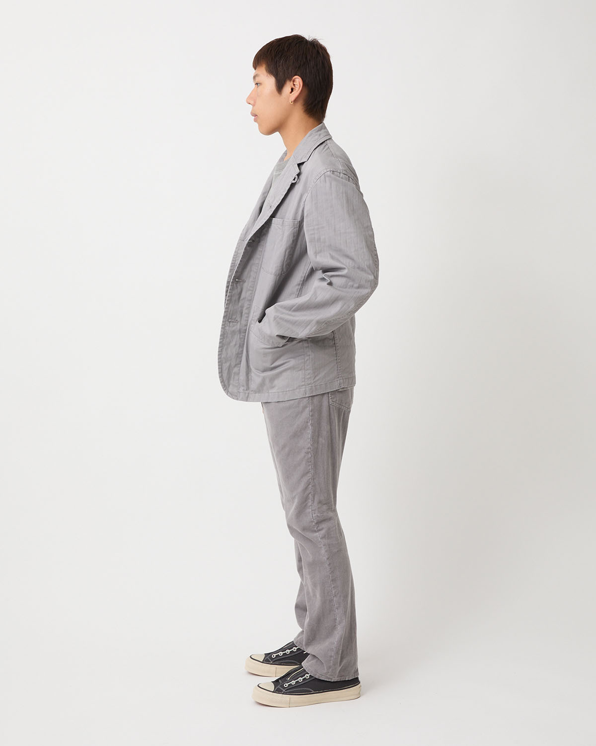 DWELLER 5P JEANS TP COTTON CORD SULFUR DYE