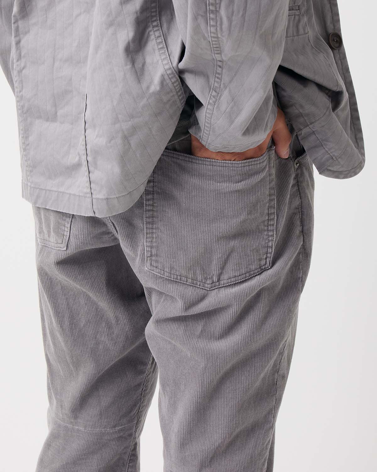 DWELLER 5P JEANS TP COTTON CORD SULFUR DYE