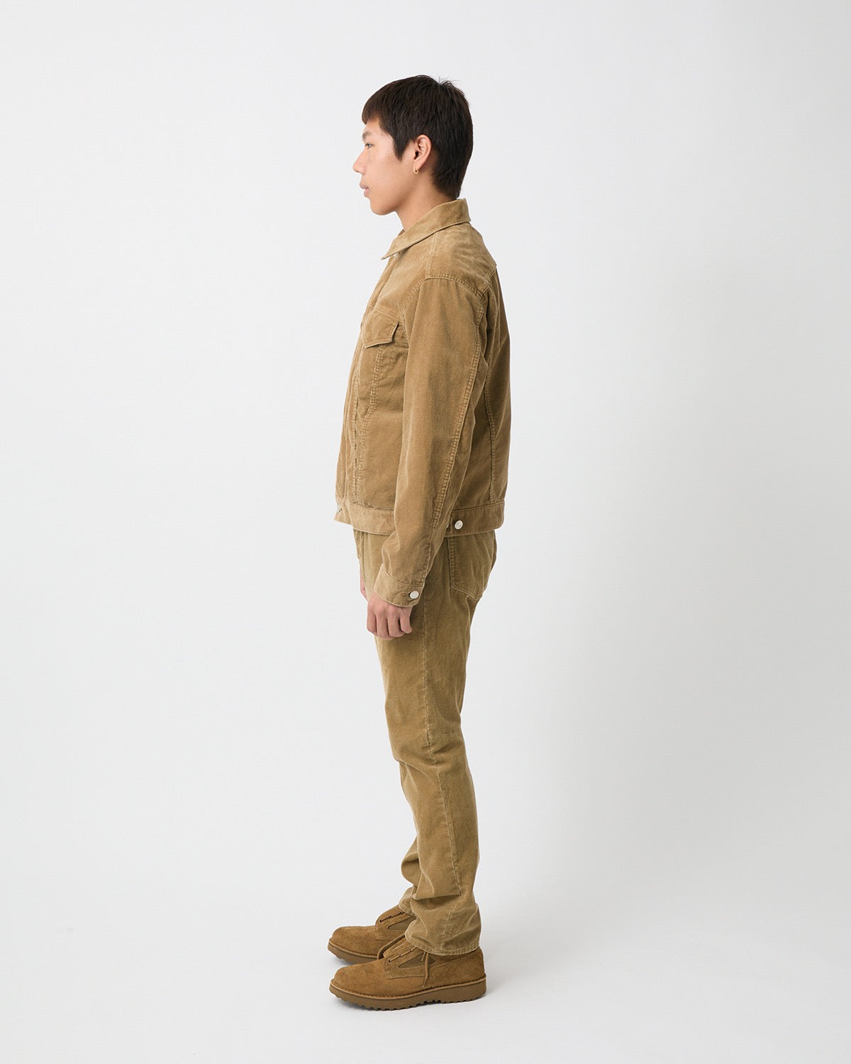 DWELLER 5P JEANS TP COTTON CORD SULFUR DYE
