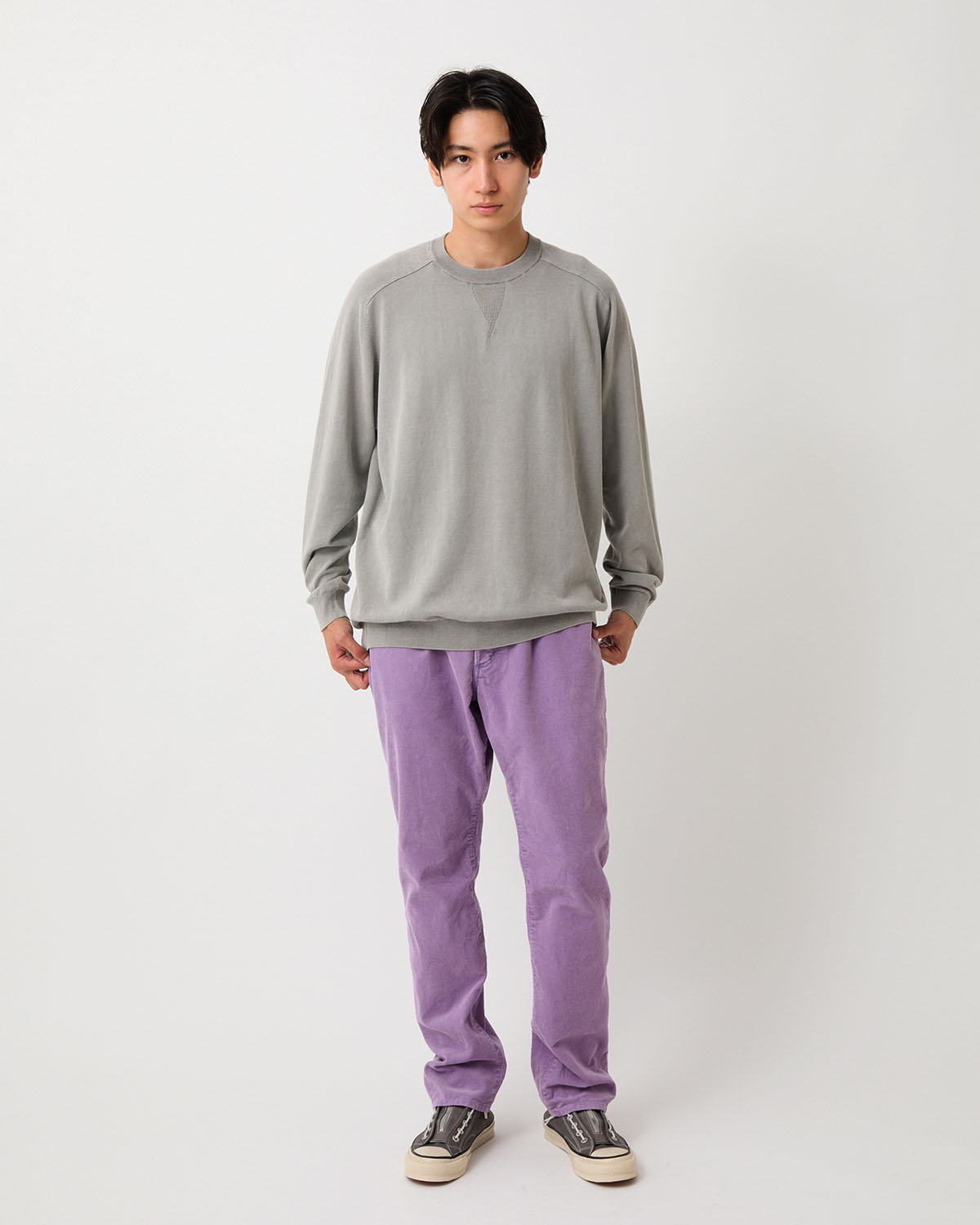 DWELLER 5P JEANS TP COTTON CORD SULFUR DYE
