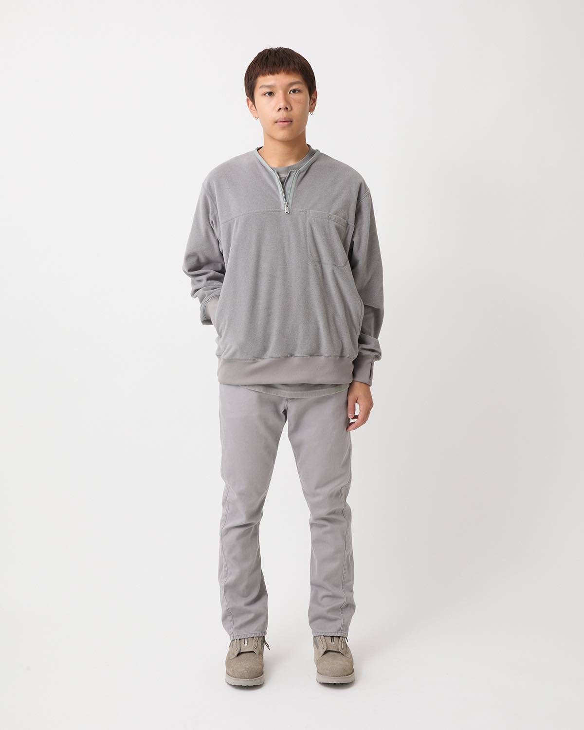 DWELLER 5P JEANS FL COTTON TWILL PIGMENT DYE