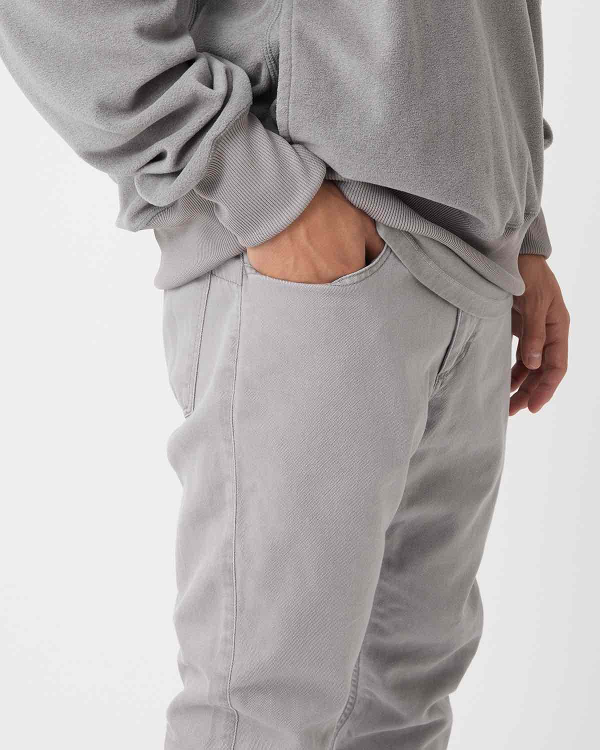 DWELLER 5P JEANS FL COTTON TWILL PIGMENT DYE