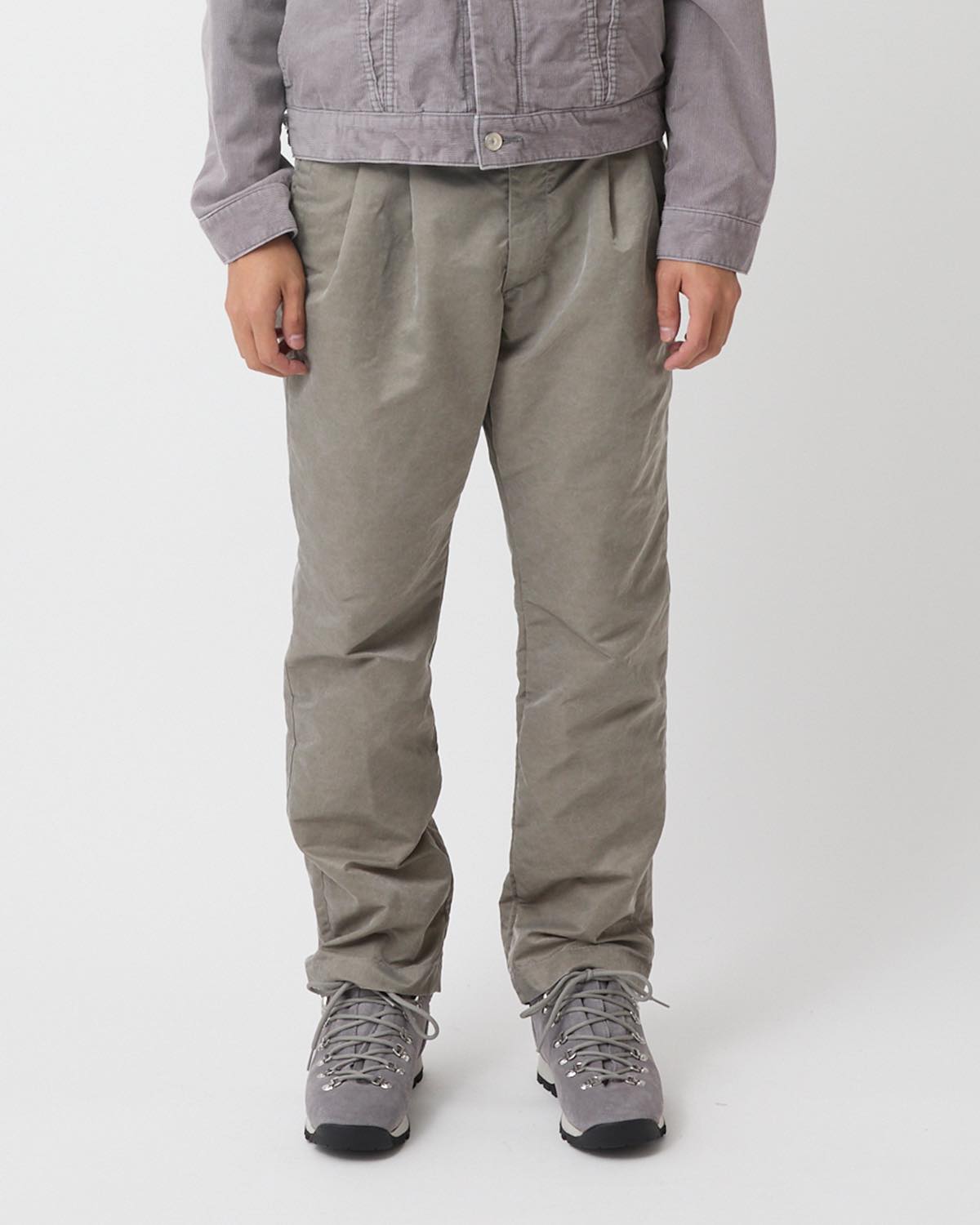 OFFICER CHINO TROUSERS NYLON TWILL PIGMENT DYE