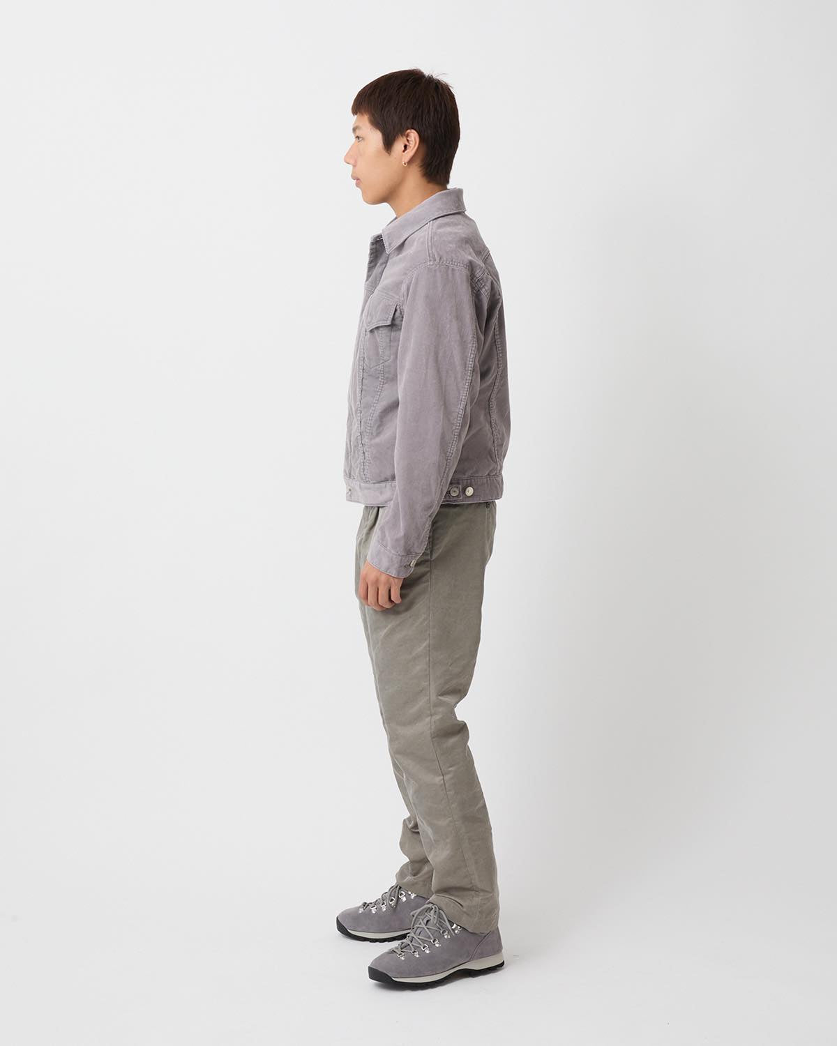 OFFICER CHINO TROUSERS NYLON TWILL PIGMENT DYE