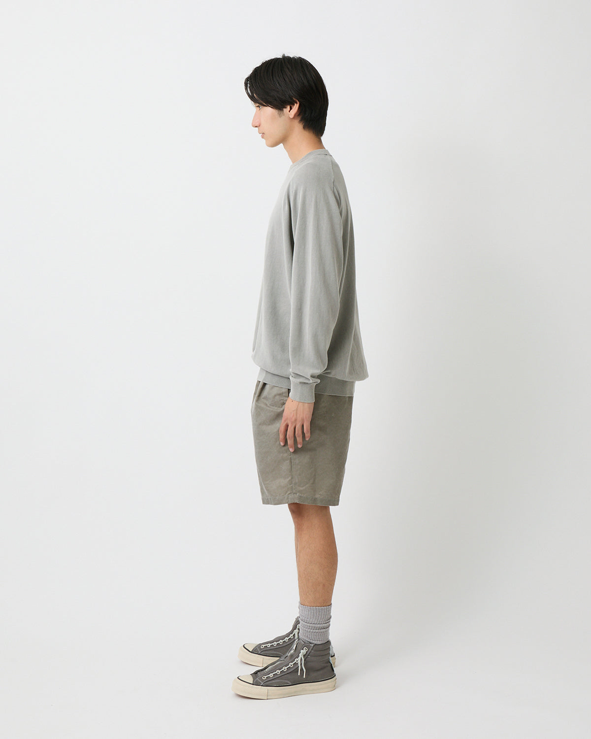 OFFICER CHINO SHORTS NYLON TWILL PIGMENT DYE