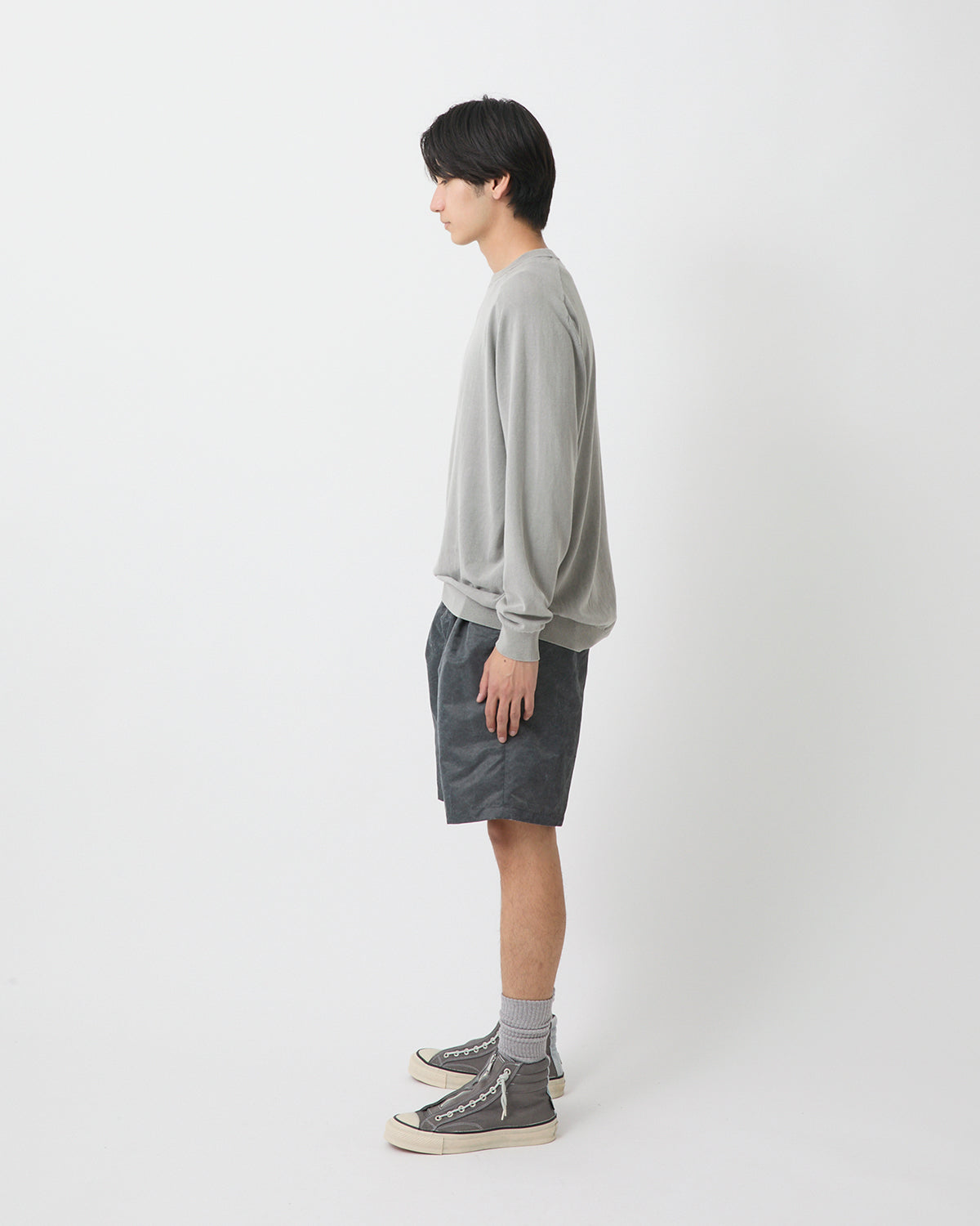 OFFICER CHINO SHORTS NYLON TWILL PIGMENT DYE