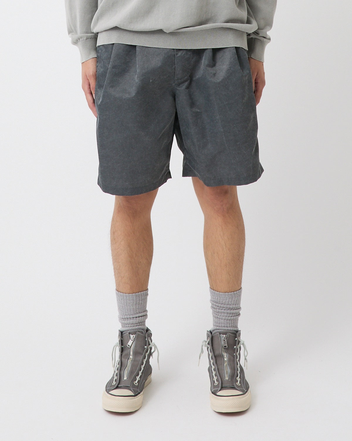 OFFICER CHINO SHORTS NYLON TWILL PIGMENT DYE