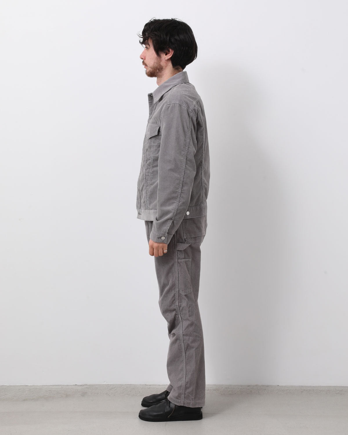 WORKER TROUSERS COTTON CORD SULFUR DYE