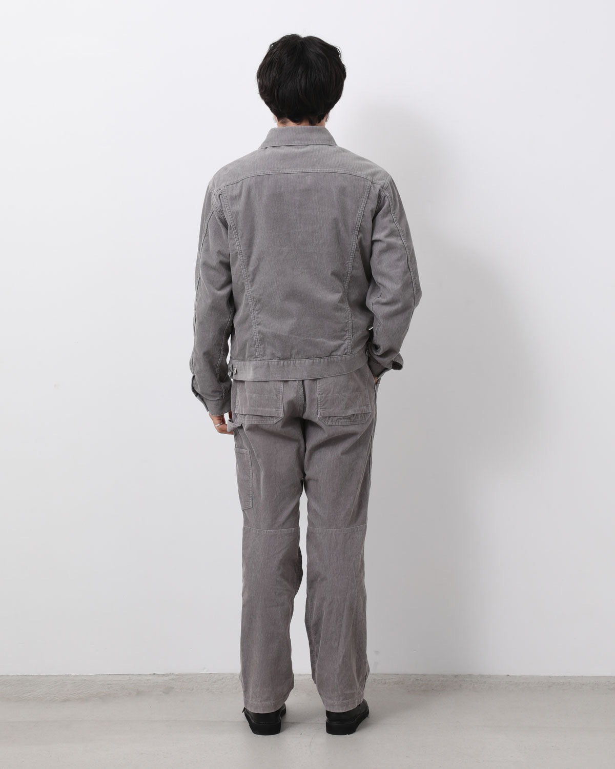 WORKER TROUSERS COTTON CORD SULFUR DYE
