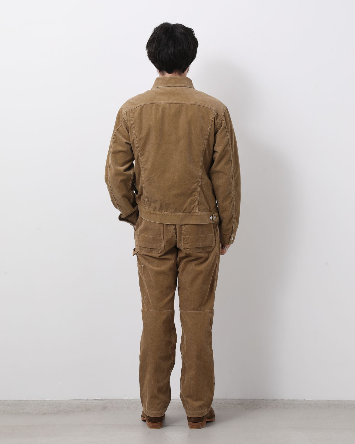 WORKER TROUSERS COTTON CORD SULFUR DYE