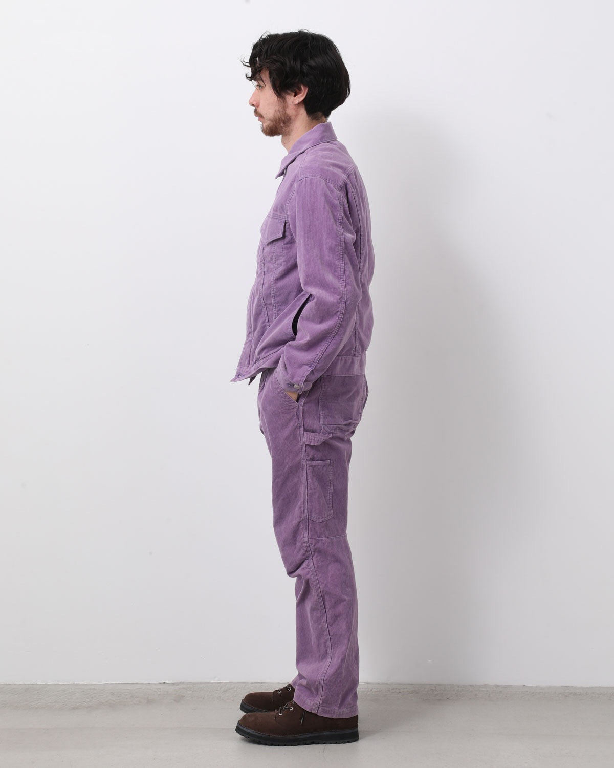 WORKER TROUSERS COTTON CORD SULFUR DYE