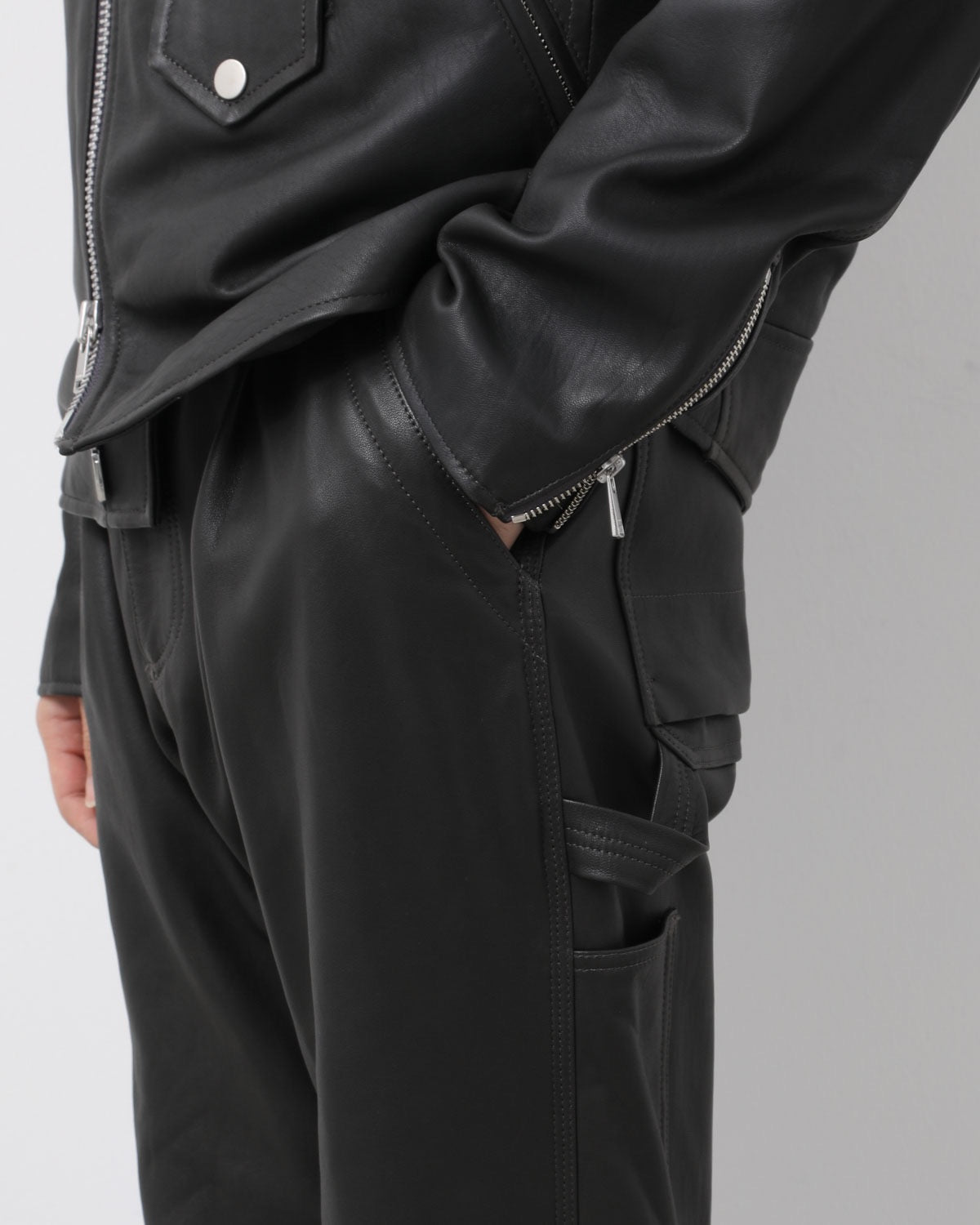 WORKER TROUSERS SHEEP LEATHER