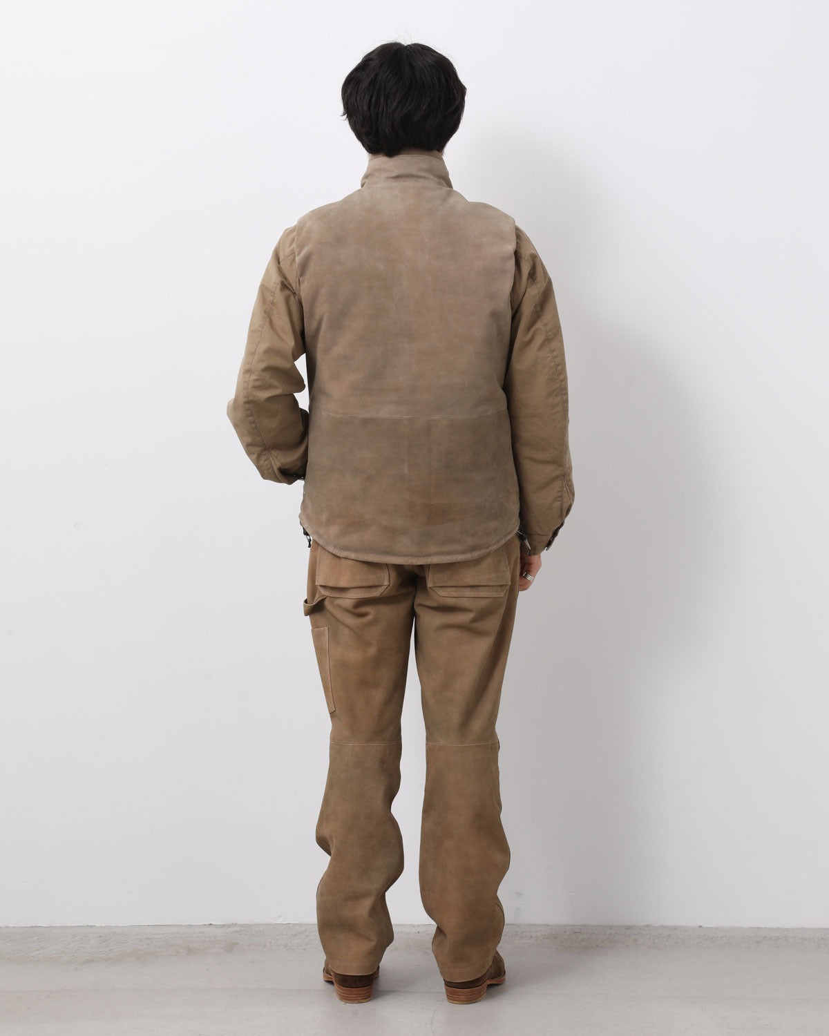 WORKER TROUSERS GOAT LEATHER