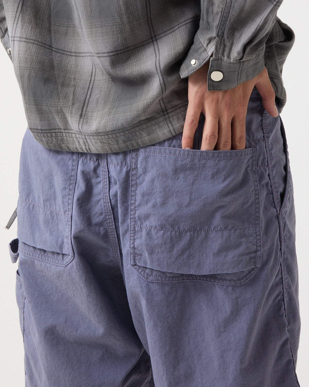 WORKER SHORTS NYLON OXFORD PIGMENT DYE