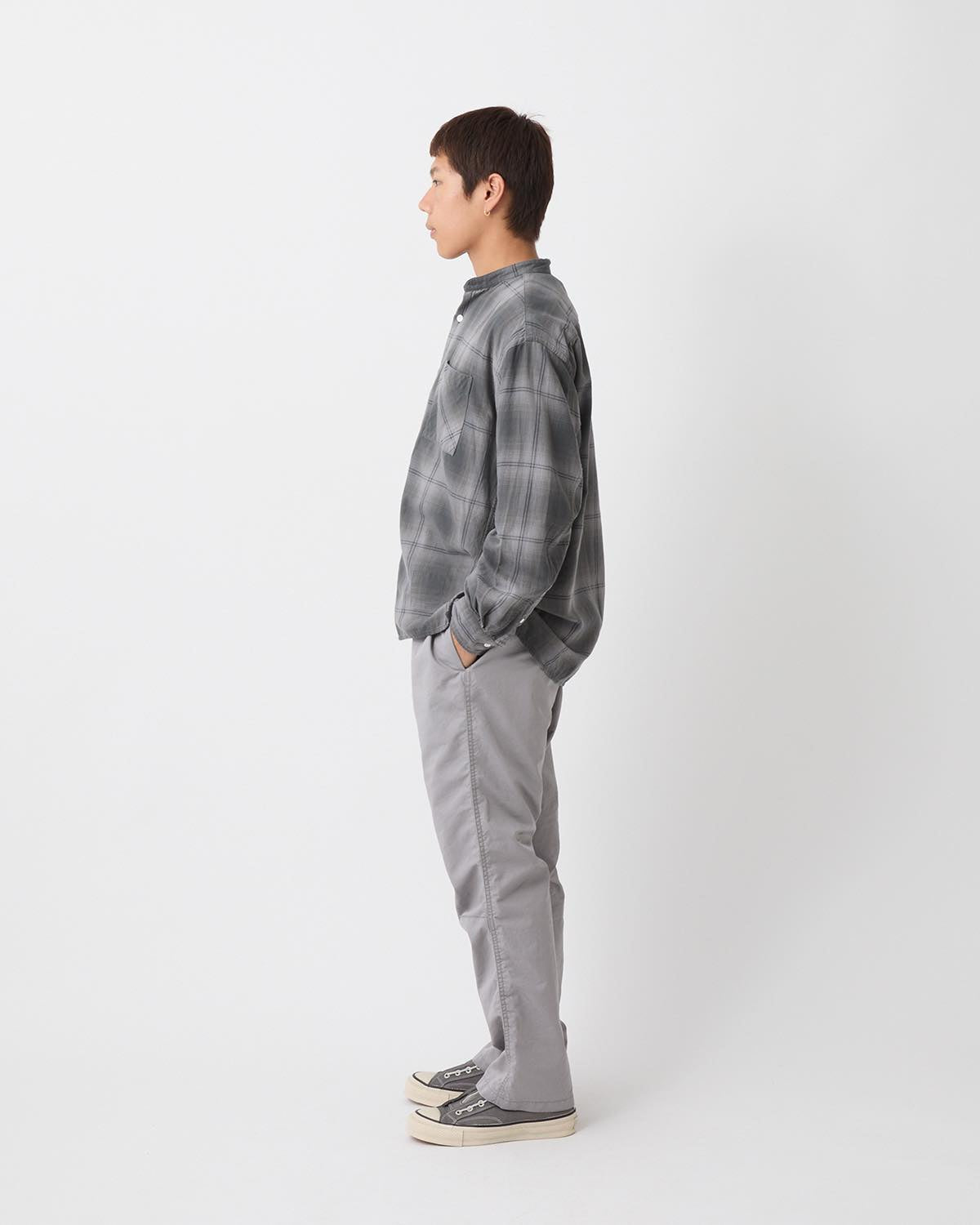 DWELLER EASY PANTS C/N GABARDINE PIGMENT DYE