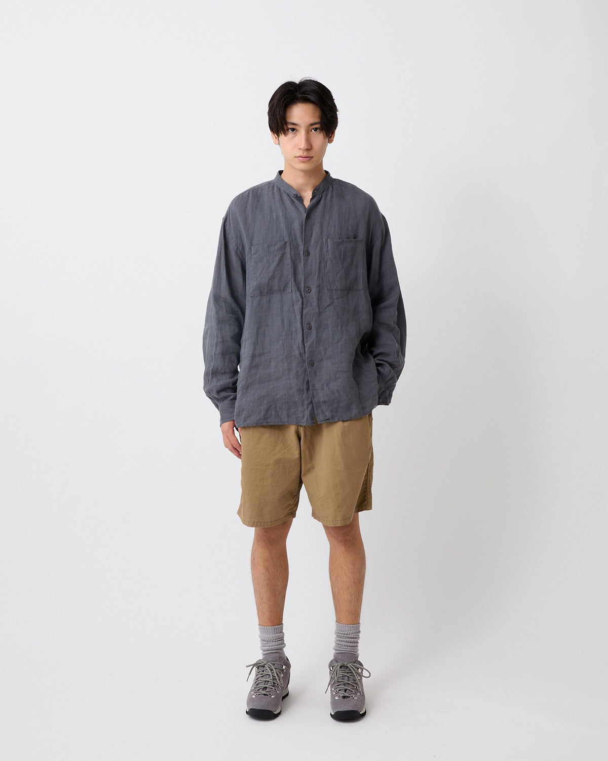 DWELLER EASY SHORTS C/Li TWILL PIGMENT DYE