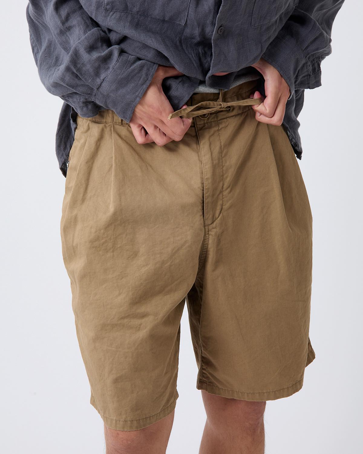 DWELLER EASY SHORTS C/Li TWILL PIGMENT DYE