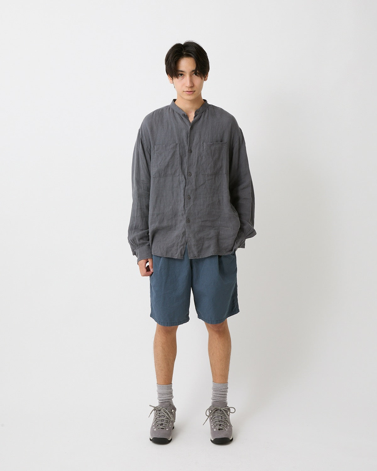DWELLER EASY SHORTS C/Li TWILL PIGMENT DYE