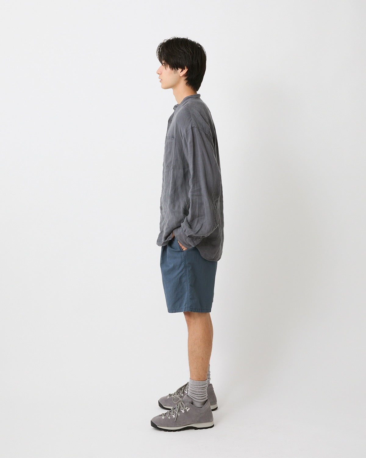 DWELLER EASY SHORTS C/Li TWILL PIGMENT DYE