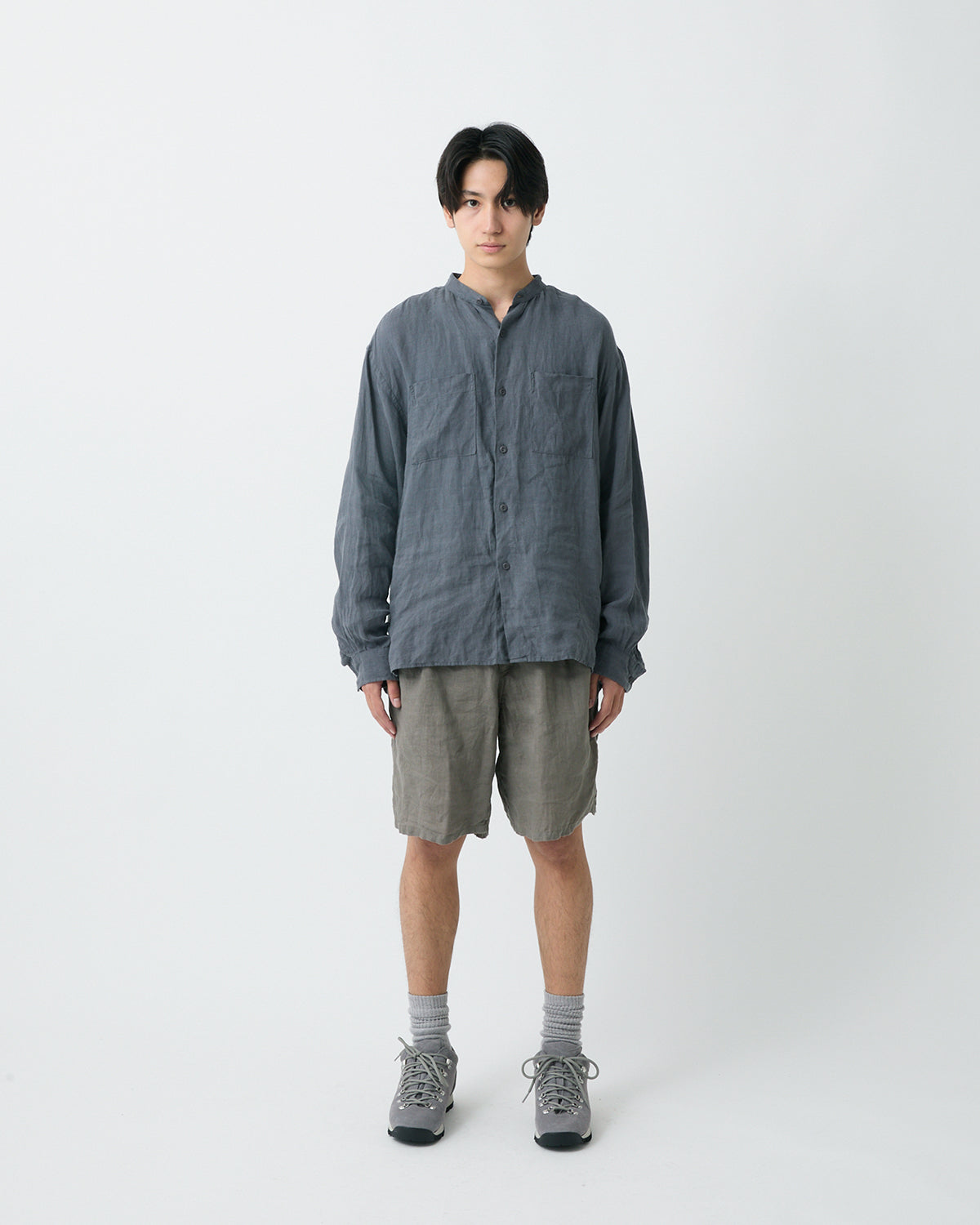 DWELLER EASY SHORTS LINEN CANVAS
